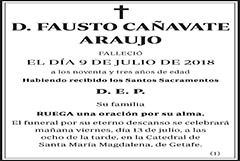 Fausto Cañavate Araujo